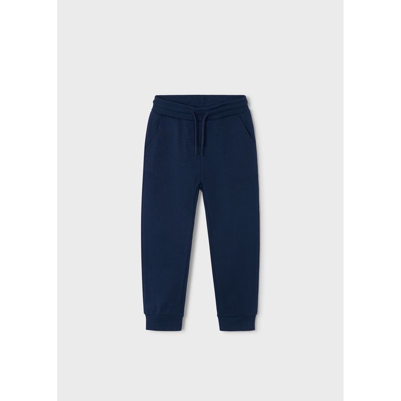 NAVY FLEECE SWEAT PANT CUFFED / 725-060