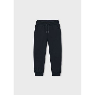 BLACK SWEAT PANT CUFFED / 725-065