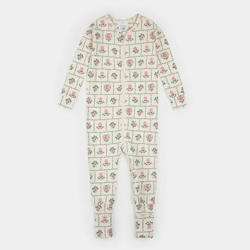SLEEPER CONVERTIBLE SQUARE GREEN COUNTRY PRINT FRONT CLOSURE / 26FGL33Q09/B