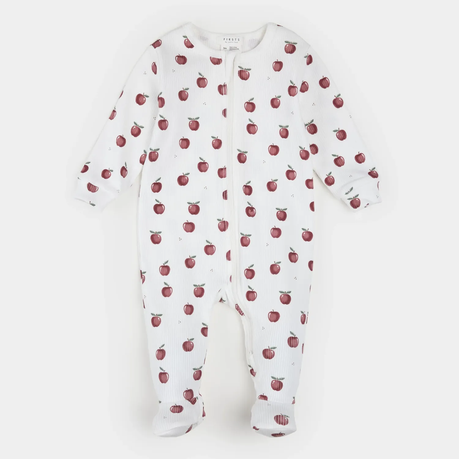 OFF WHITE SLEEPER RED APPLE PRINT 2WAY FRONT CLOSURE / 26FGL33P08/B