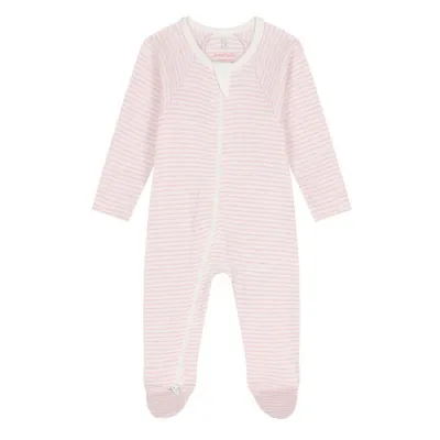 WHITE & PINK STRIPE SLEEPER 2WAY FRONT CLOSURE / PP1029PS-4965B