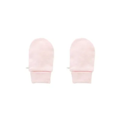 PALE PINK SCRATCH MITTENS / PE1006ES