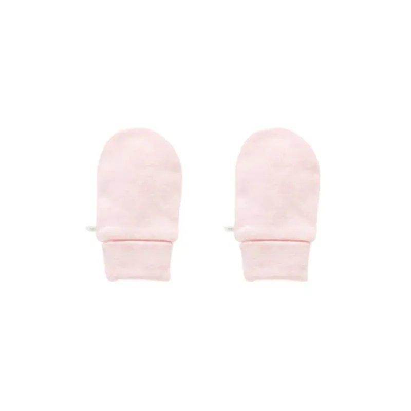 PALE PINK SCRATCH MITTENS / PE1006ES