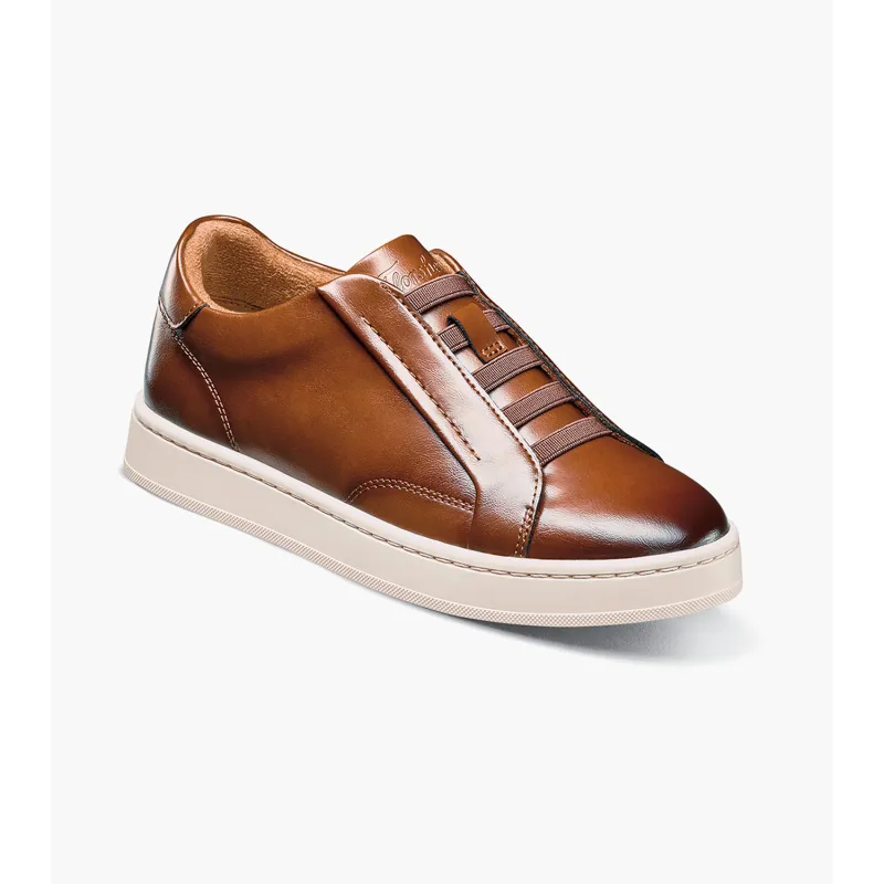 COGNAC SLIP ON SHOE MONOPOLI ELTT JR IMITATION LACES / 16709-229 COGNAC SLIP ON SHOE MONOPOLI ELTT JR IMITATION LACES / 16709-229