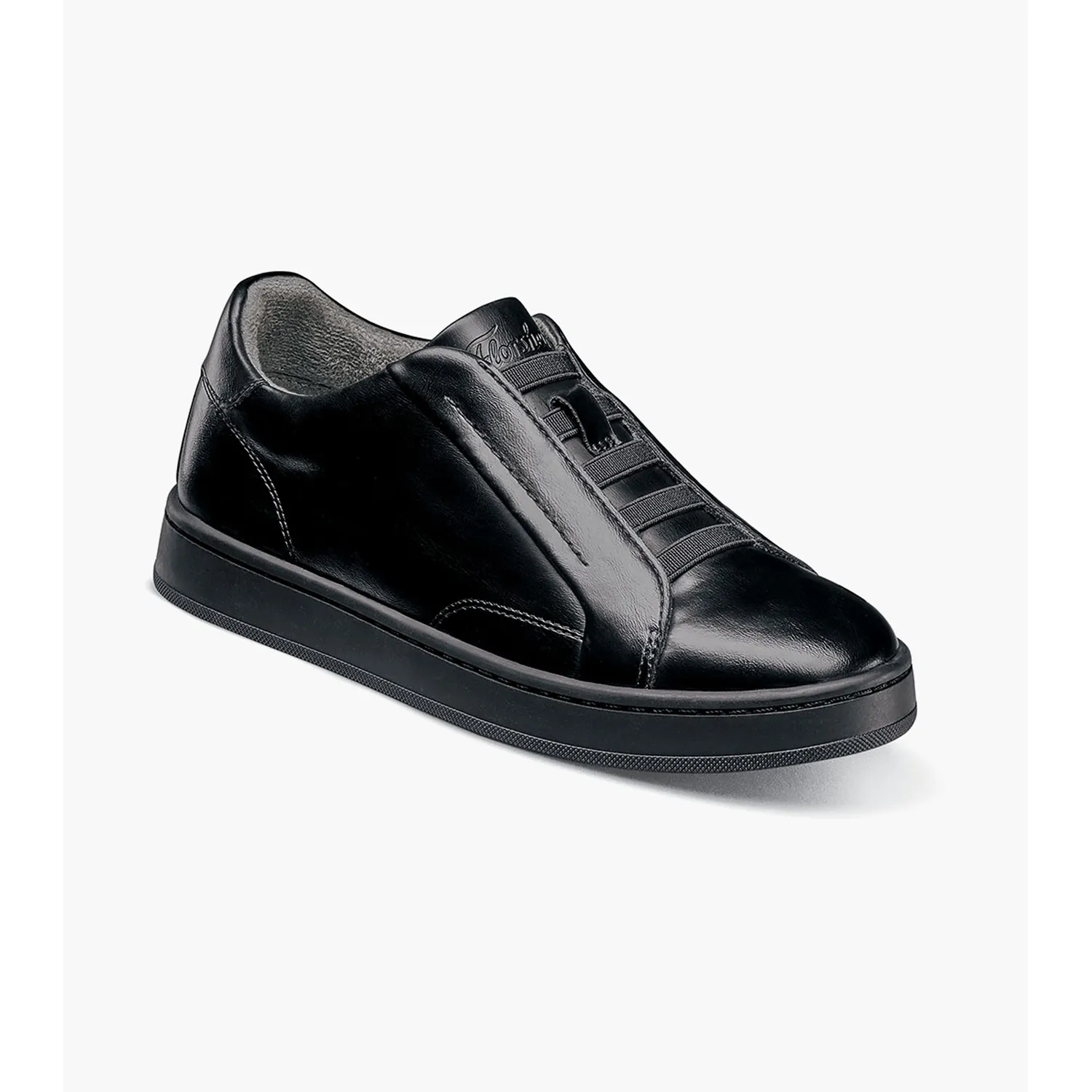 BLACK SLIP ON SHOE MONOPOLI ELTT JR  IMITATION LACES / 16709-001