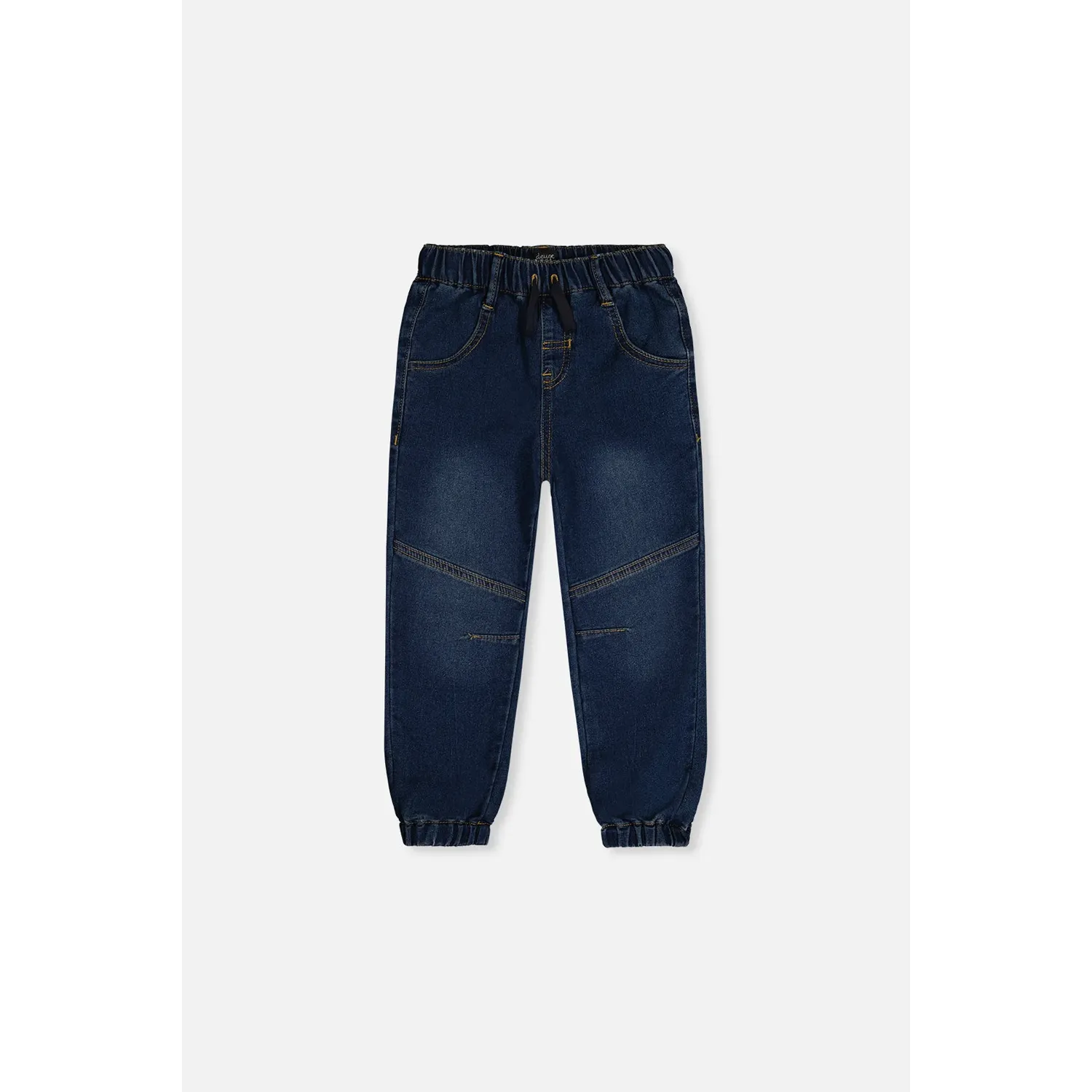 NAVY DENIM JOGGER PANT ELASTIC CUFF / J20YB24-1230