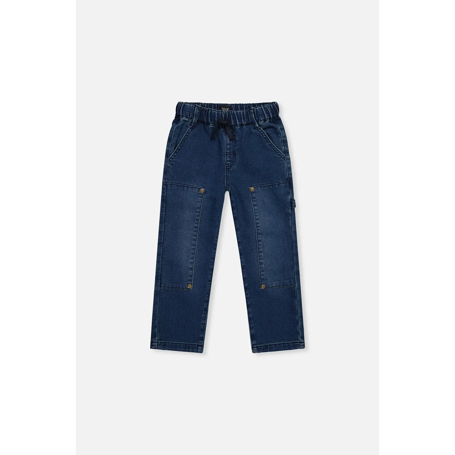 NAVY DENIM PANT ELASTIC WAISTBAND / J20YB25-1230 NAVY DENIM PANT ELASTIC WAISTBAND / J20YB25-1230