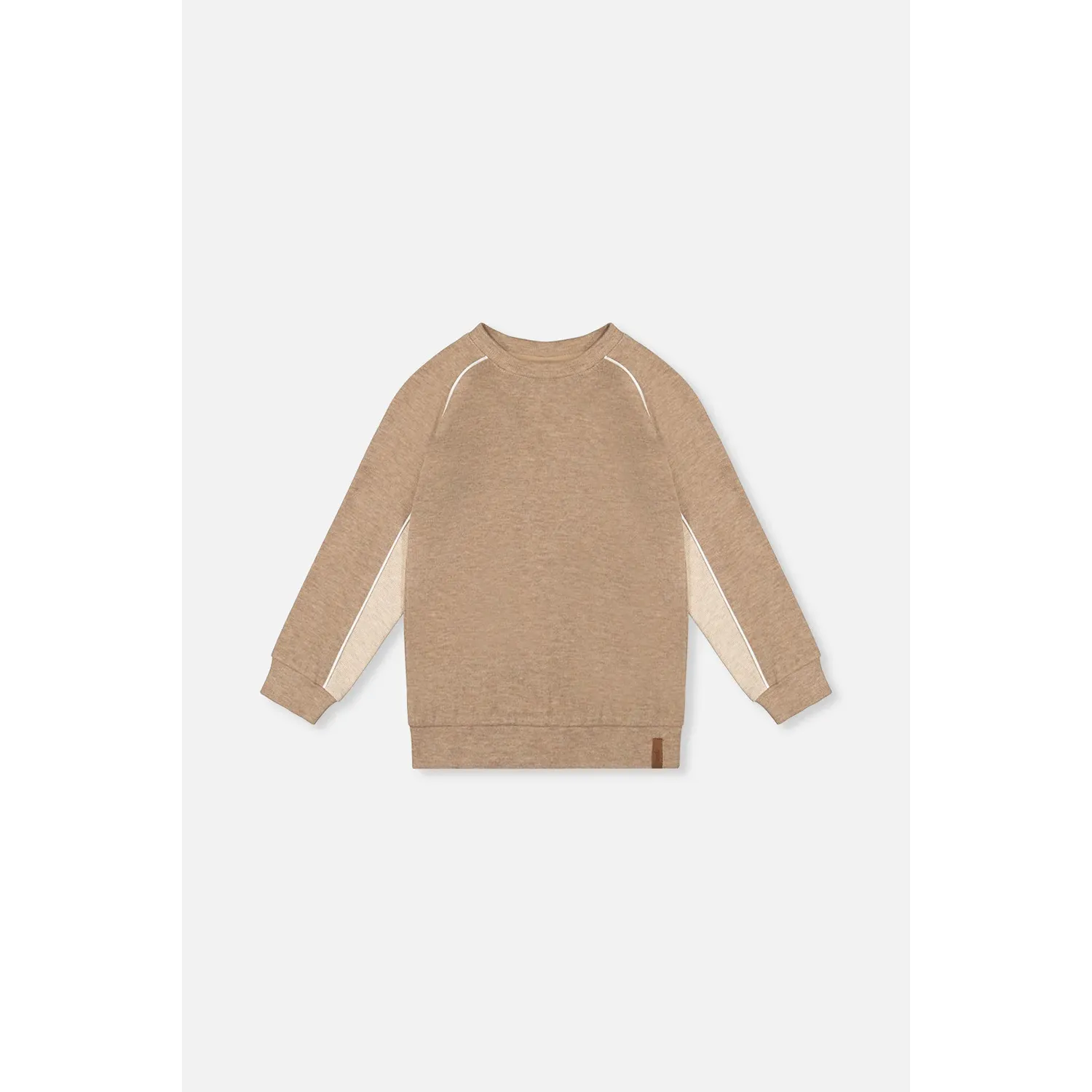 TAUPE KNIT SWEATER RAGLAN SLEEVE BEIGE / J20U09-09540