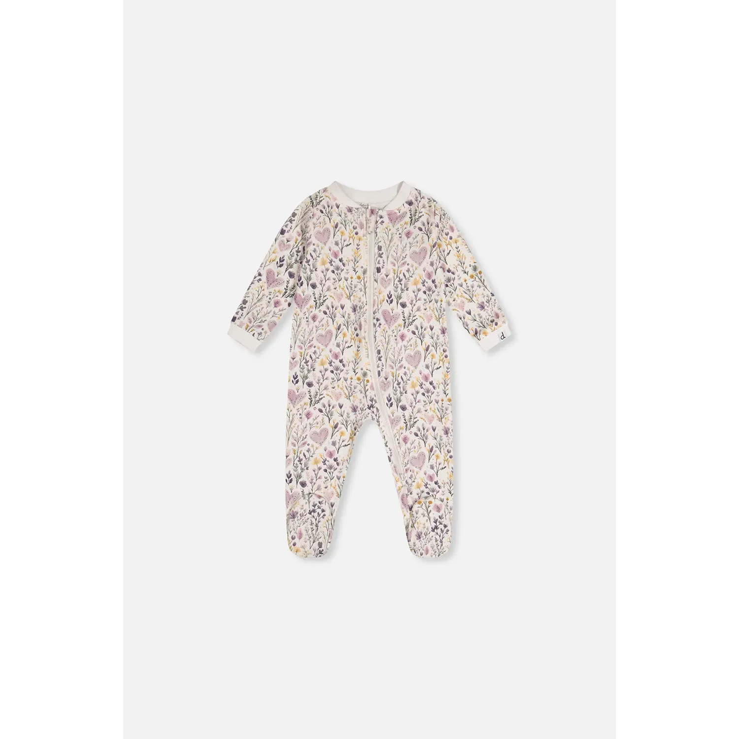 CREAM SLEEPER LILA FLOWER PRINT 2WAY ZIP CLOSURE / J20PA40-2J234