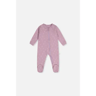 VIOLET SLEEPER HEAR FLOWER PRINT 2WAY ZIPPER CLOSURE / J20PA40/2J233