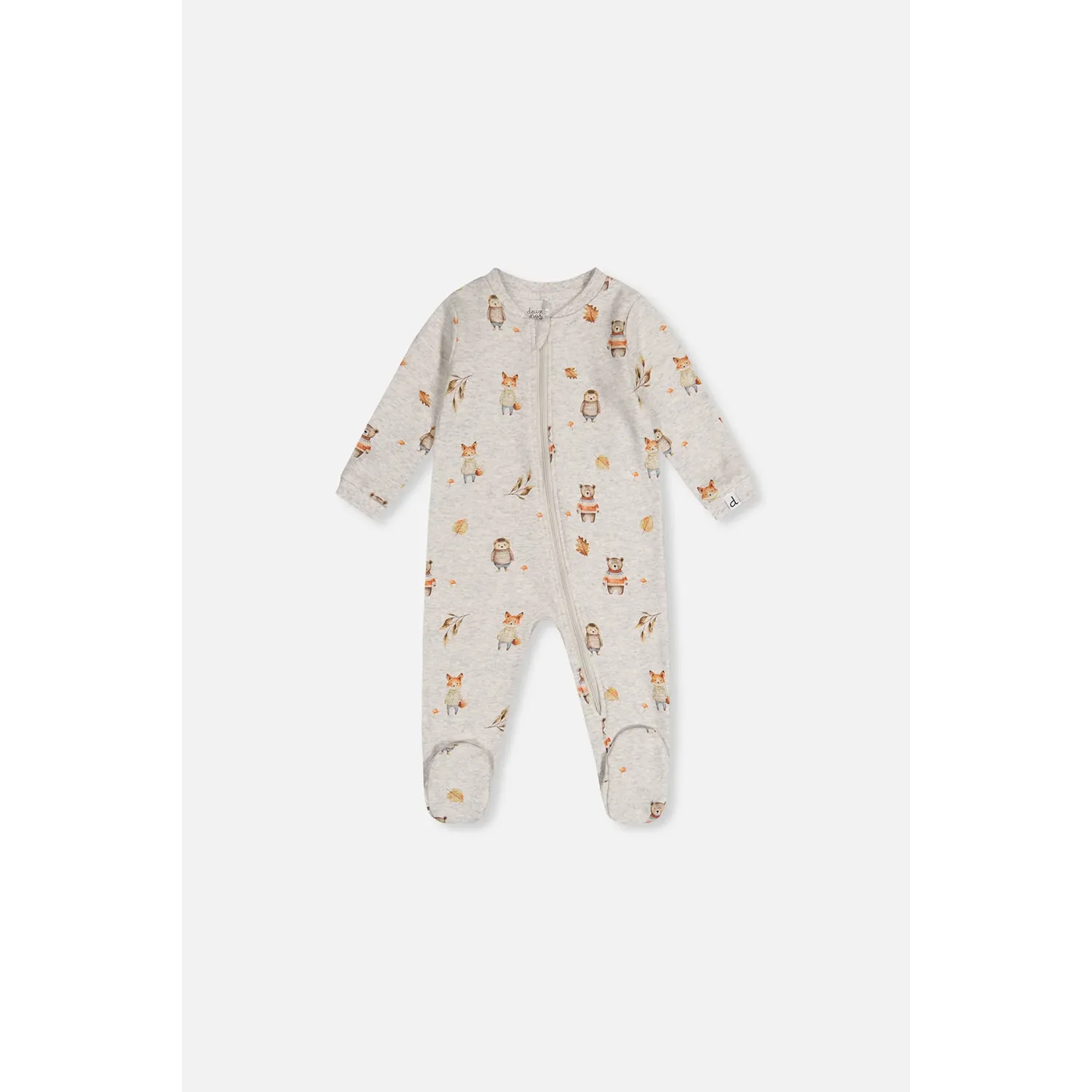 GREY SLEEPER BROWN ANIMAL PRINT 2WAY CLOSURE / J2PA40-2J240