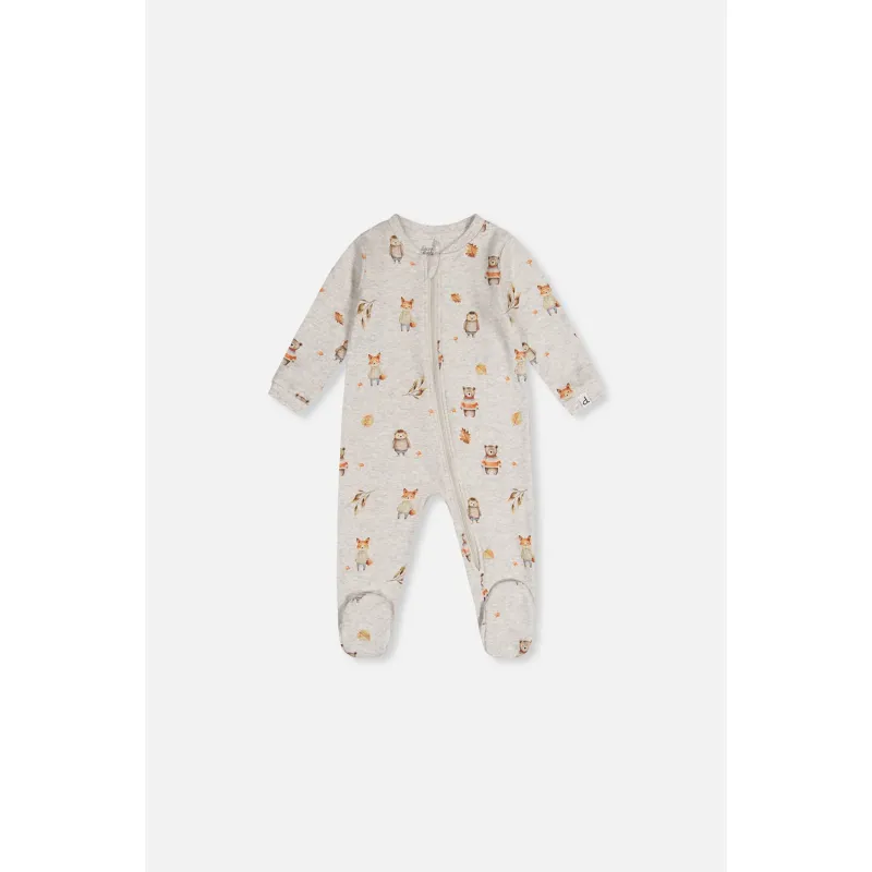 GREY SLEEPER BROWN ANIMAL PRINT 2WAY CLOSURE / J2PA40-2J240