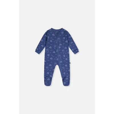 BLUE SLEEPER TRANSPORTATION PRINT 2WAY CLOSURE / J20PA40-2J238