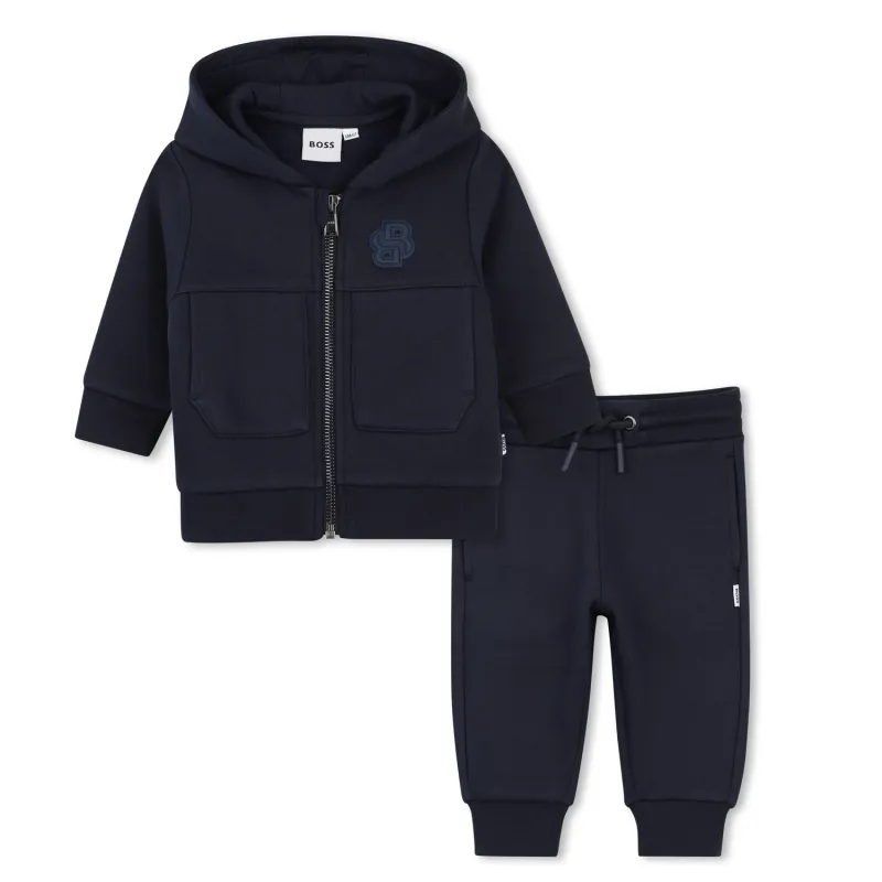 2PC NAVY HOODED TRACKSUIT / J53512-849