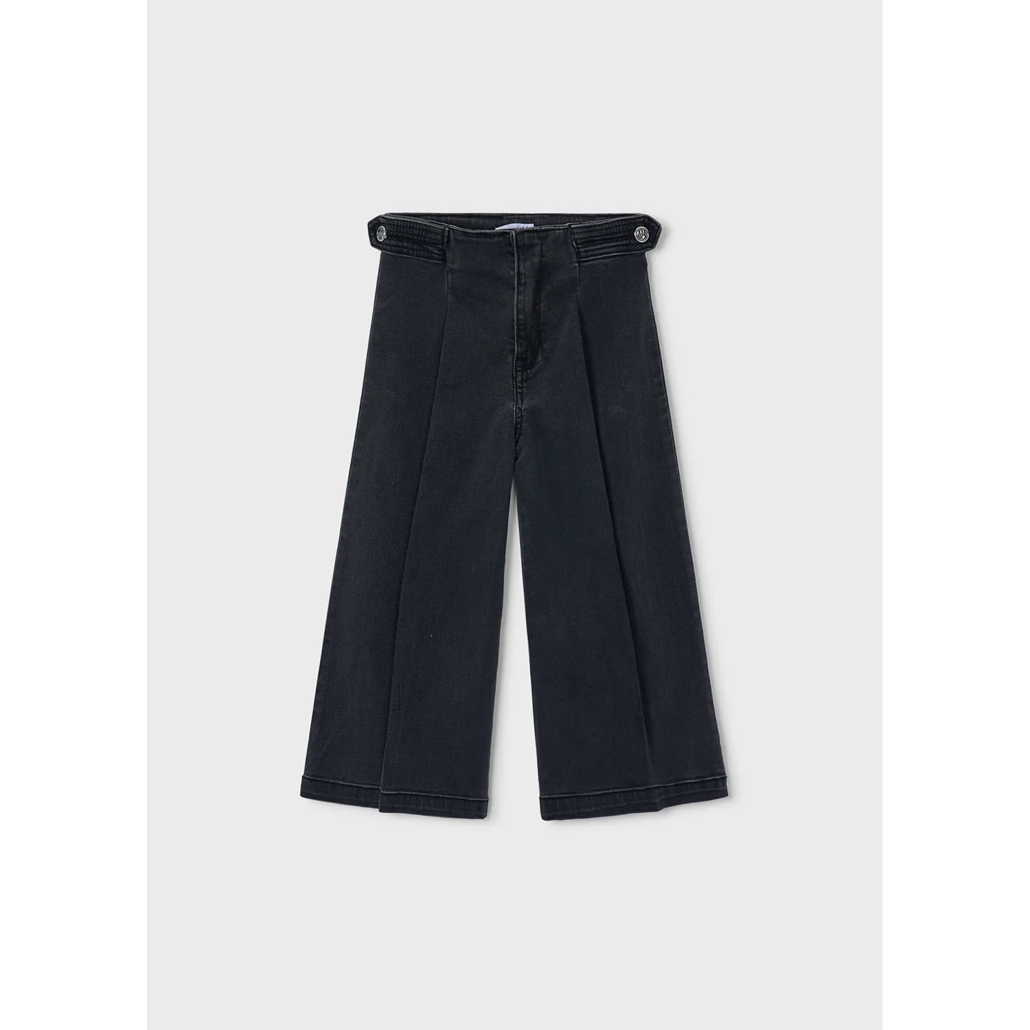 CHARCOAL DENIM PANT WIDE LEG / 4523-062