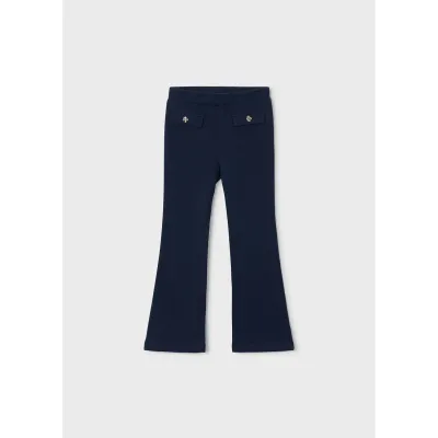 NAVY FLEECE FLARE LEGGING / 4731-031