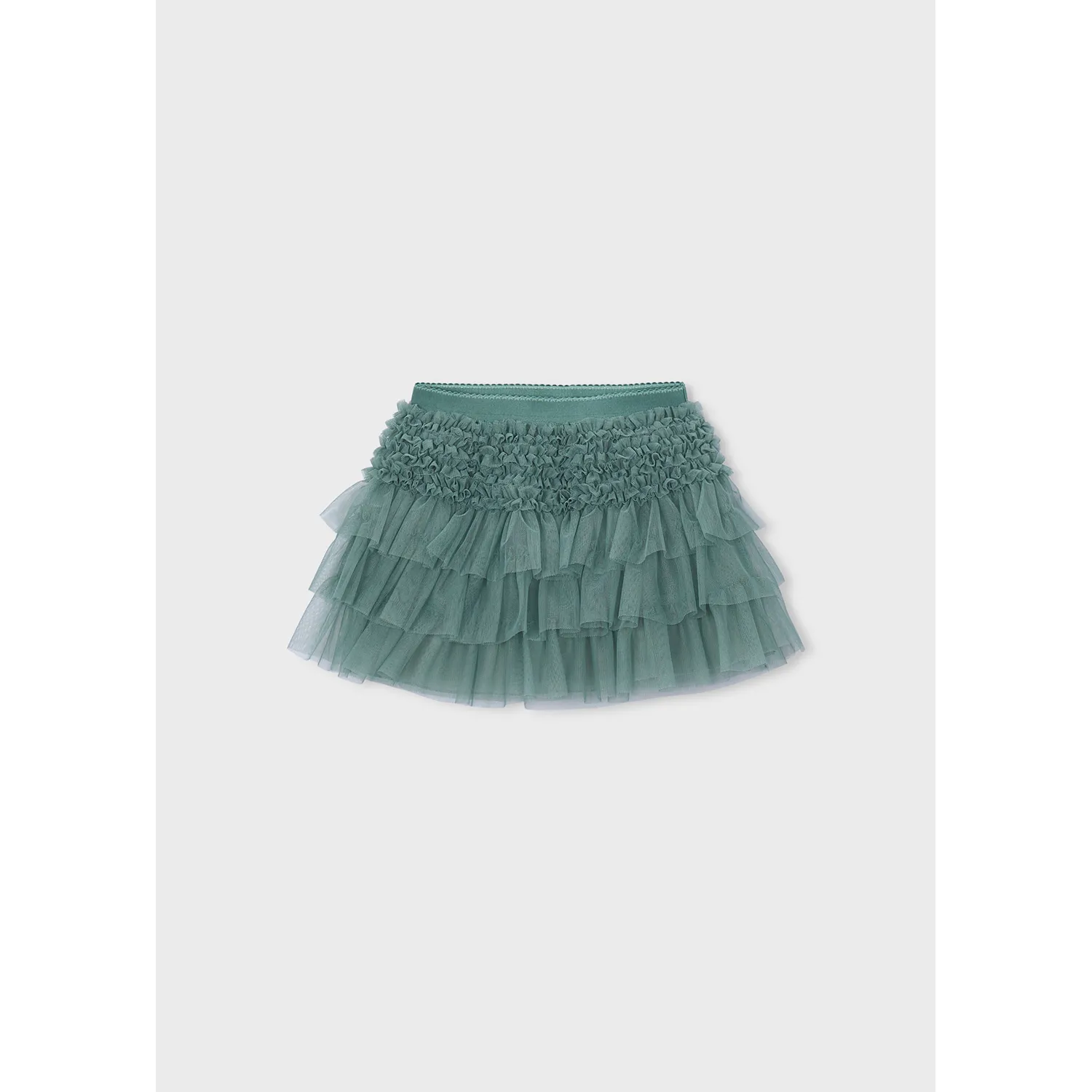 BAY GREEN TULLE SKIRT LAYERED / 4906-086