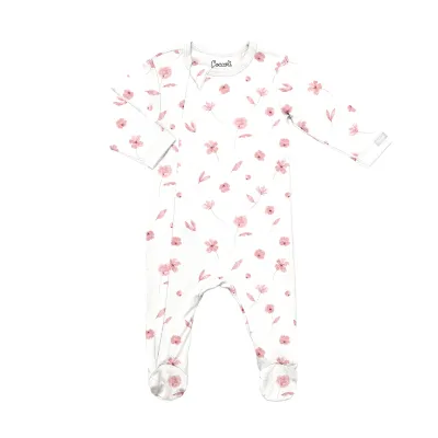 OFF WHITE SLEEPER PINK FLOWER PRINT 2WAY ZIPPER CLOSURE / PZM6141-194