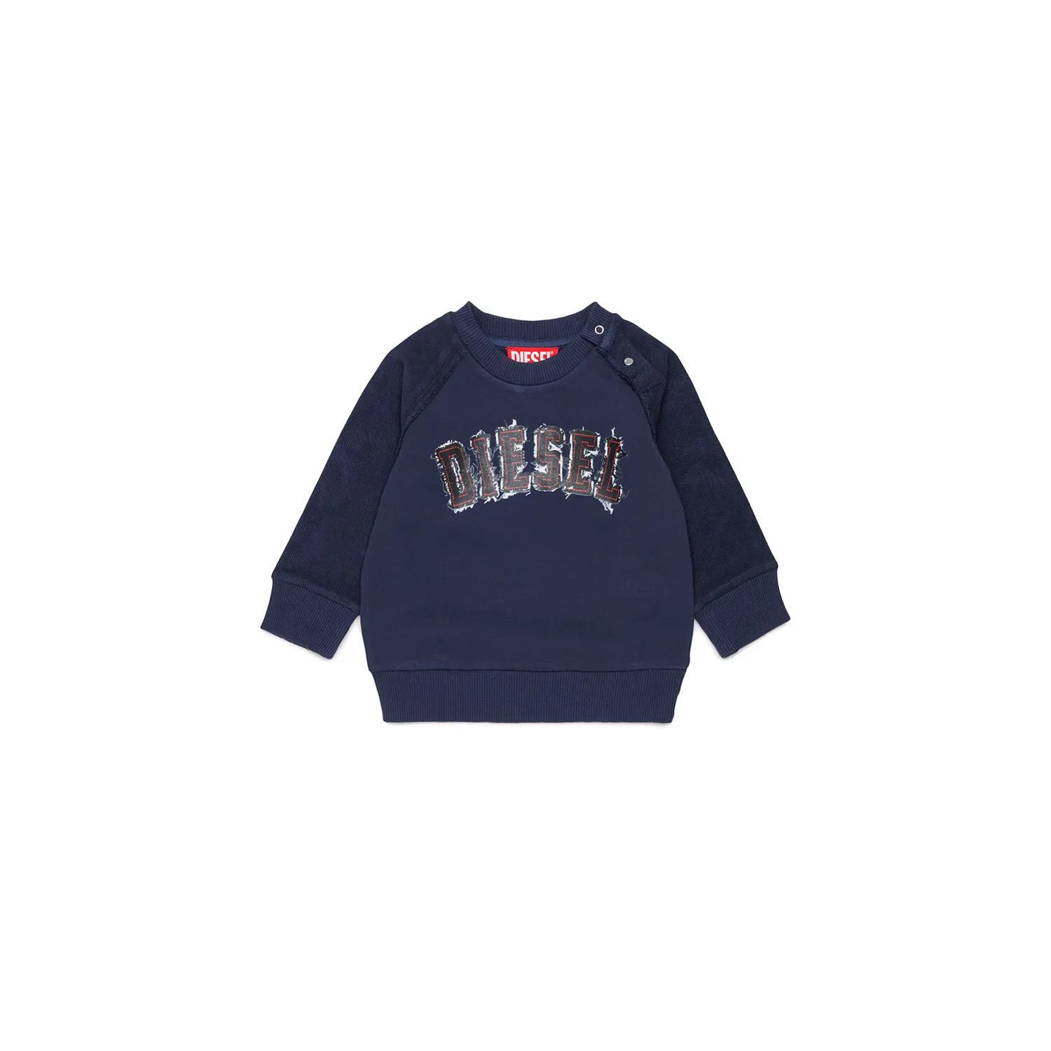 SWEATTOP RED DIESEL LOGO / K00849-K8ATNAVY