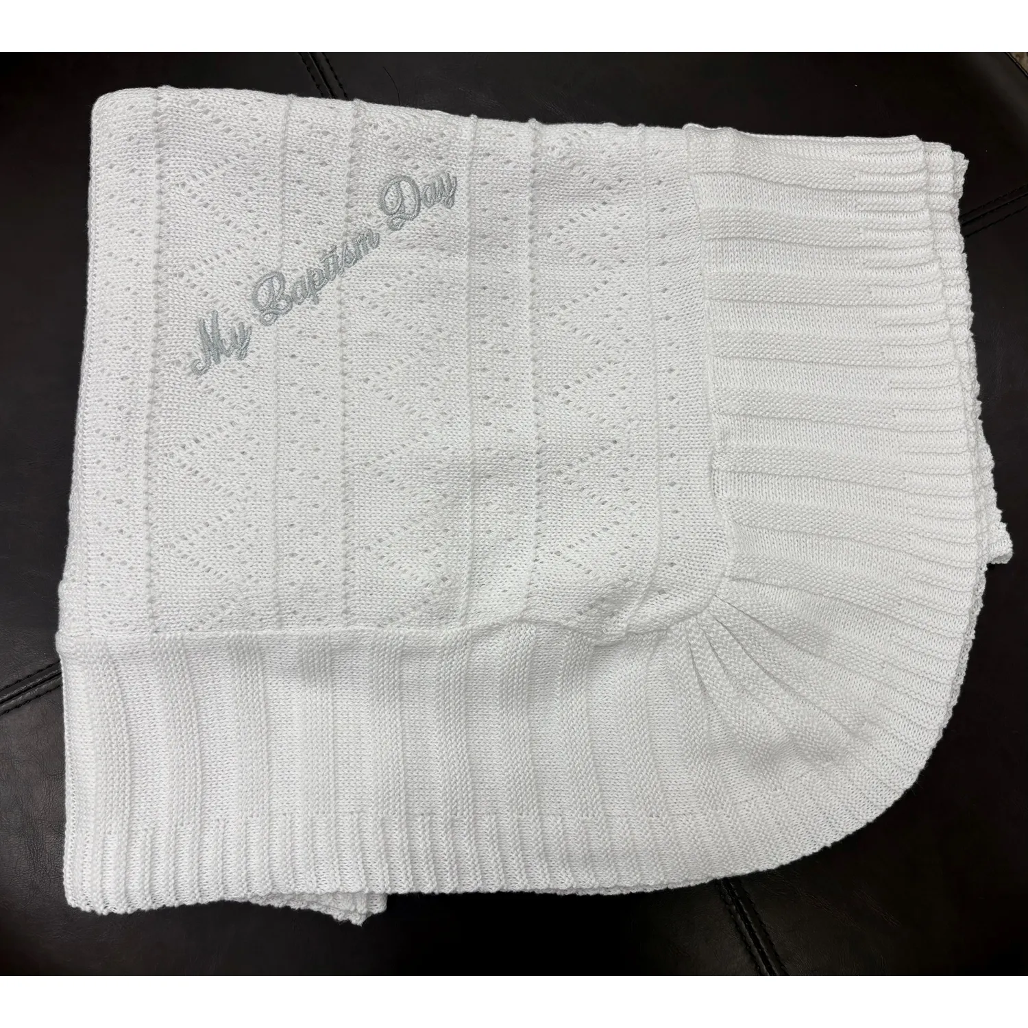 Z12106GBY / 321 WHITE MBD BLANKET SILVER WRITING Z12106GBY / 321 WHITE MBD BLANKET SILVER WRITING
