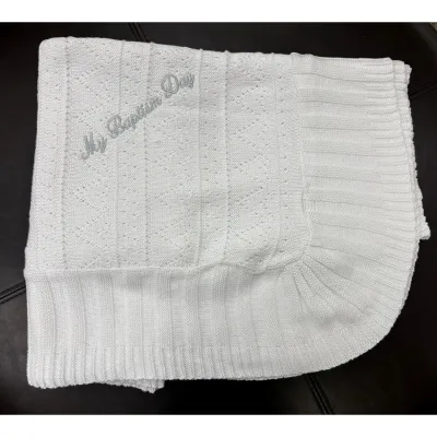 Z12106GBY / 321 WHITE MBD BLANKET SILVER WRITING