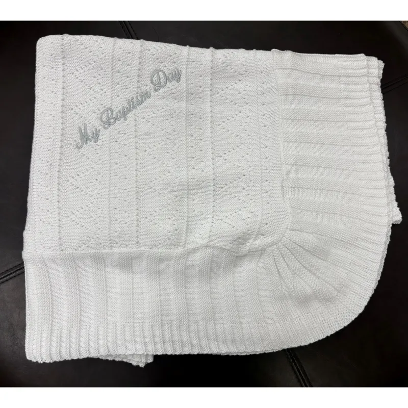 Z12106GBY / 321 WHITE MBD BLANKET SILVER WRITING