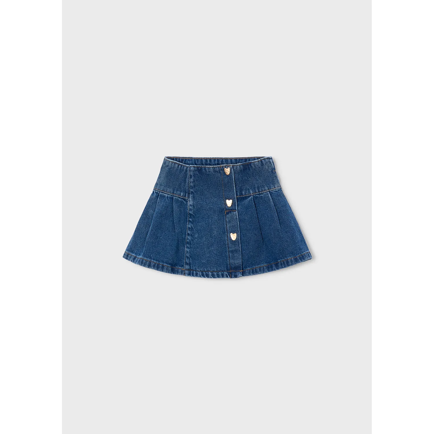 MEDIUM BLUE DENIM SKIRT / 4902-038