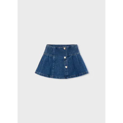 MEDIUM BLUE DENIM SKIRT / 4902-038