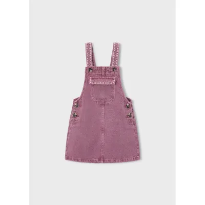 LIGHT PURPLE DENIM JUMPER WITH POCKET / 4910-094