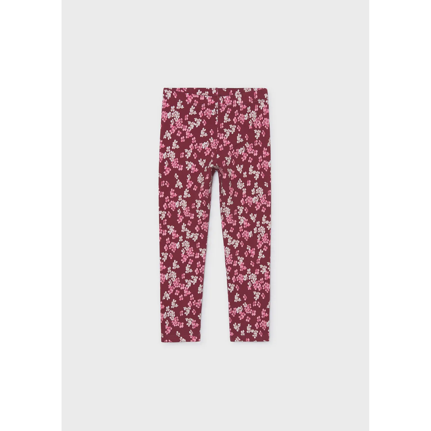 RASPBERRY FLOWER PRINTED FLEECE LEGGING / 4729-021