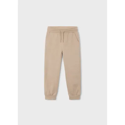 LIGHT BROWN FLEECE PANT CUFFED / 725-062