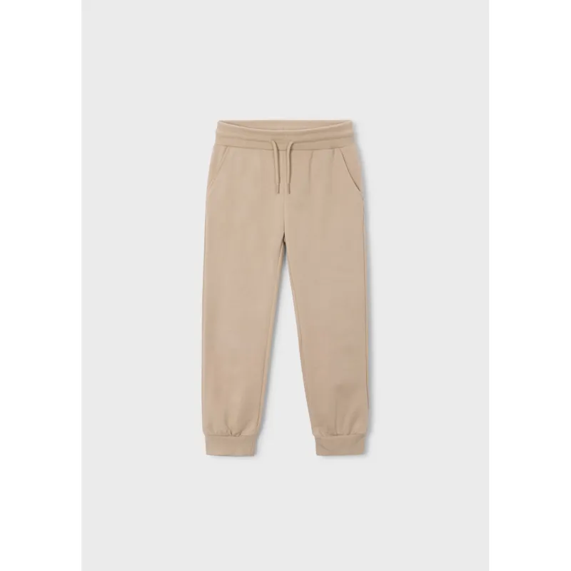 LIGHT BROWN FLEECE PANT CUFFED / 725-062