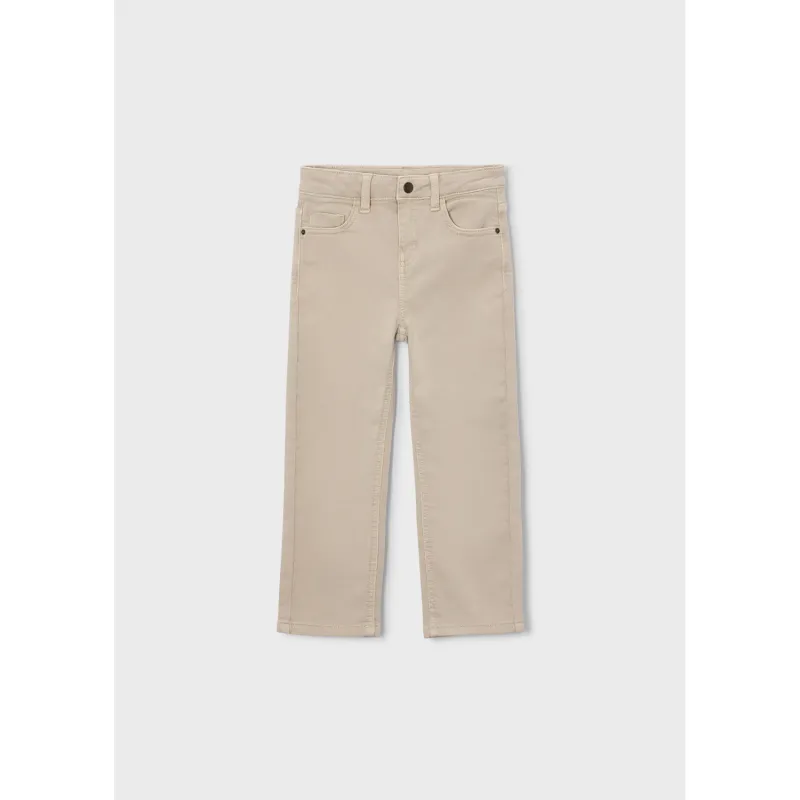 BEIGE SOFT PANT REGULAR FIT SUPER STRETCH / 4504-056
