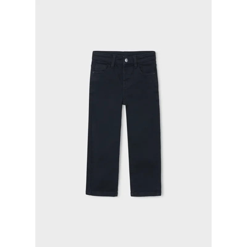 BLACK SOFT PANT REGULAR FIT SUPER STRETCH / 4504-057
