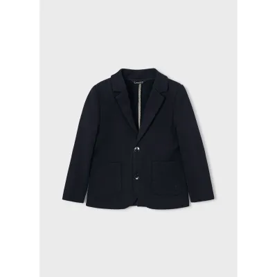 BLACK COMFORT JACKET 2POCKETS 2BUTTON / 4464-096