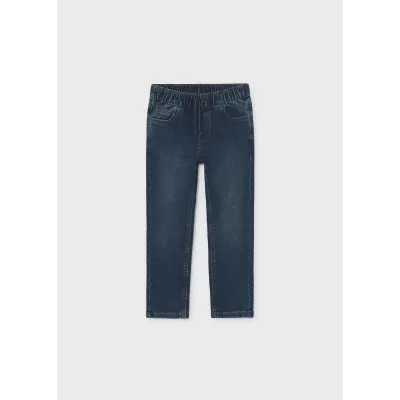 DARK BLUE SOFT DENIM JOGGER PANT / 4503-034