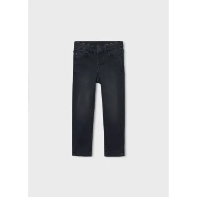 BLACK DENIM PANT SLIM FIT / 4516-067