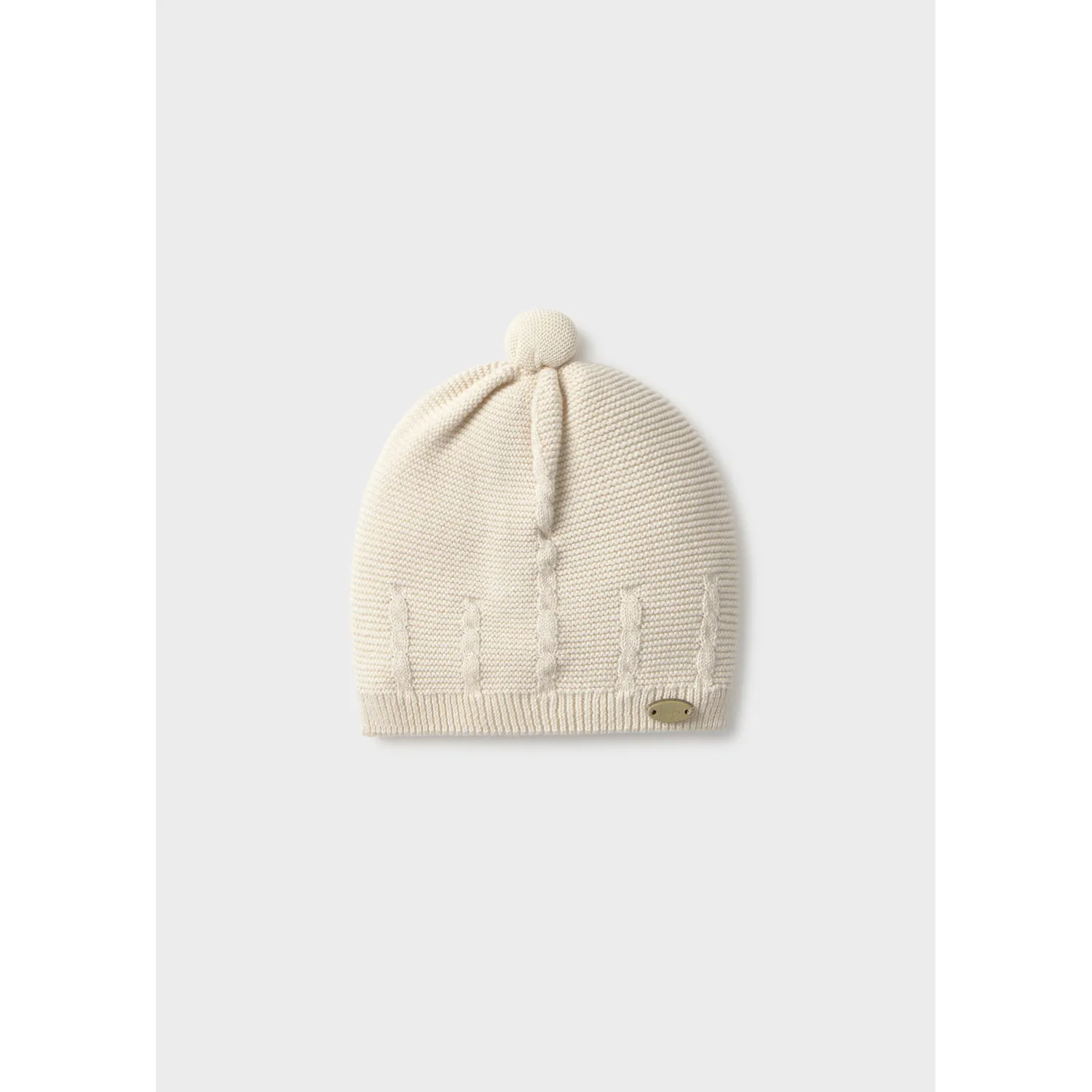 BIEGE KNIT PULLON HAT / 9127-027