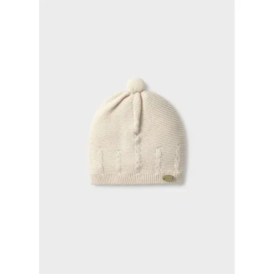 BIEGE KNIT PULLON HAT / 9127-027