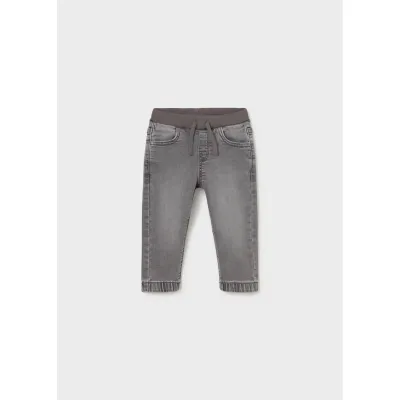 MEDIUM GREY SOFT DENIM JOGGER PANT / 2543-067