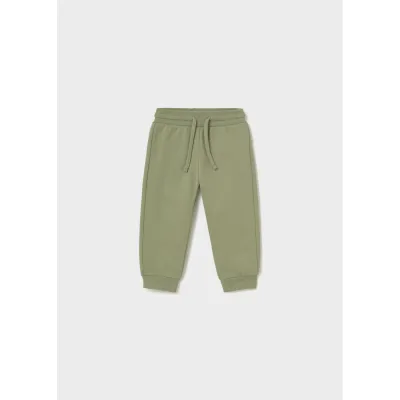 GREEN JOGGING PANT FLEECE CUFFED / 704-049