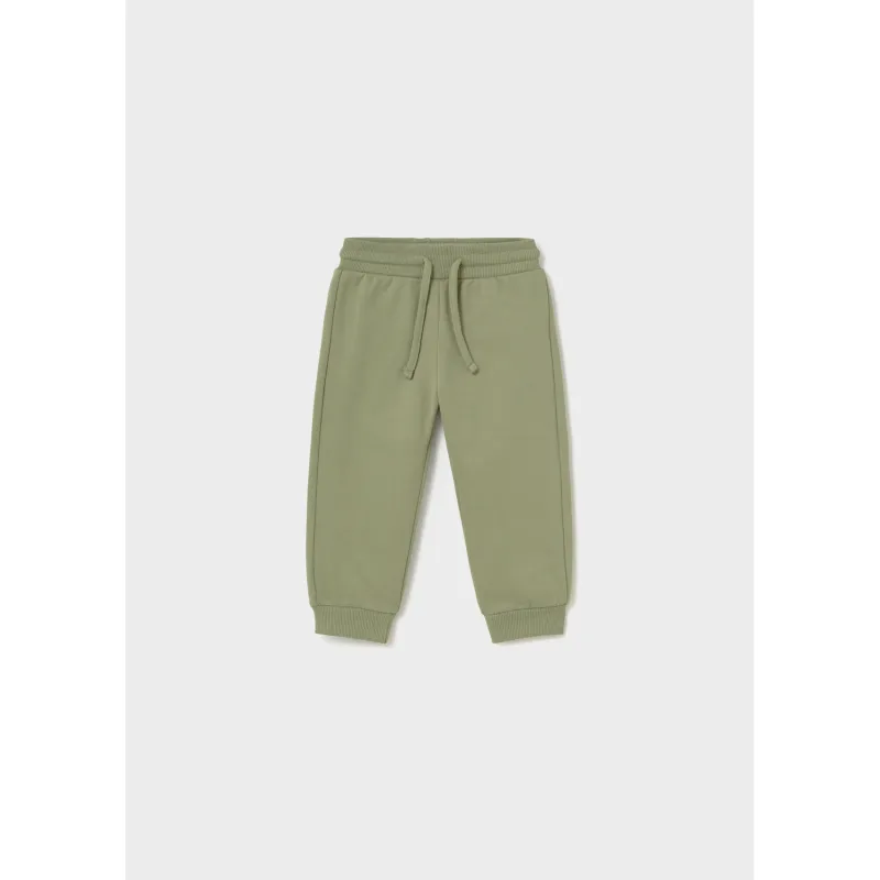 GREEN JOGGING PANT FLEECE CUFFED / 704-049