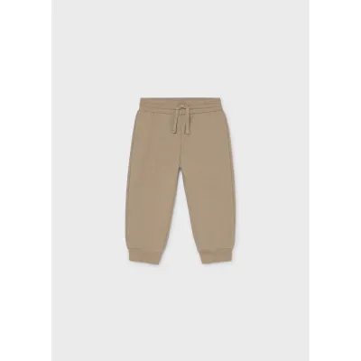 TAN FLEECE JOGGING PANT CUFFED / 704-050