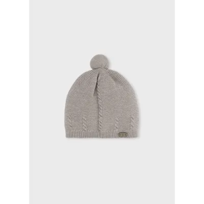 TAUPE KNIT PULL ON HAT / 9127-030