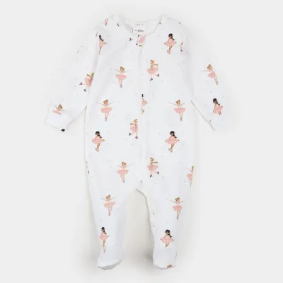 OWH OFF WHITE SLEEPER PINK BALLERINA PRINT / 26FGL37P16/B