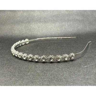 RHINESTONE HEADBAND FLOWERS / 0