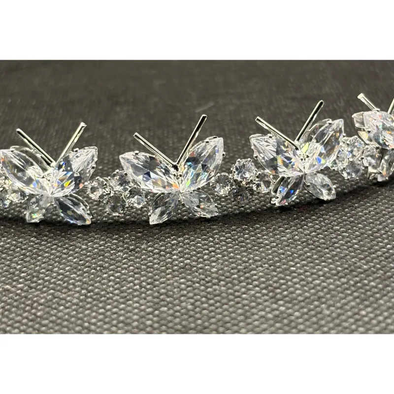 RHINESTONE BUTTERFLY HEADBAND / 0