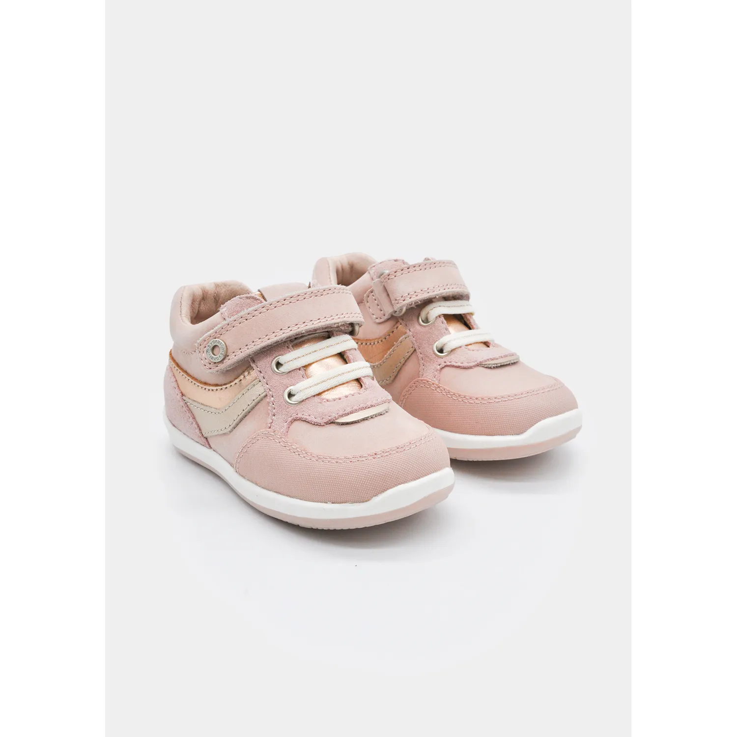 ROSE UNISEX SNEAKER FIRST STEP GOLD TRIM / 42-698-052