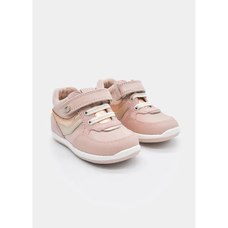 ROSE UNISEX SNEAKER FIRST STEP GOLD TRIM / 42-698-052