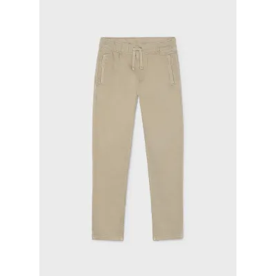 BEIGE SOFT JOGGER PANT / 7507-096